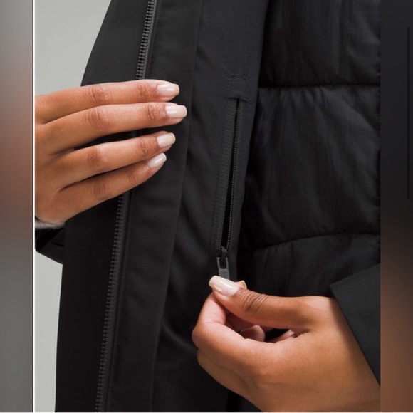 NWOT Lululemon 3 in 1 Insulated Rain coat - Picture 4 of 11